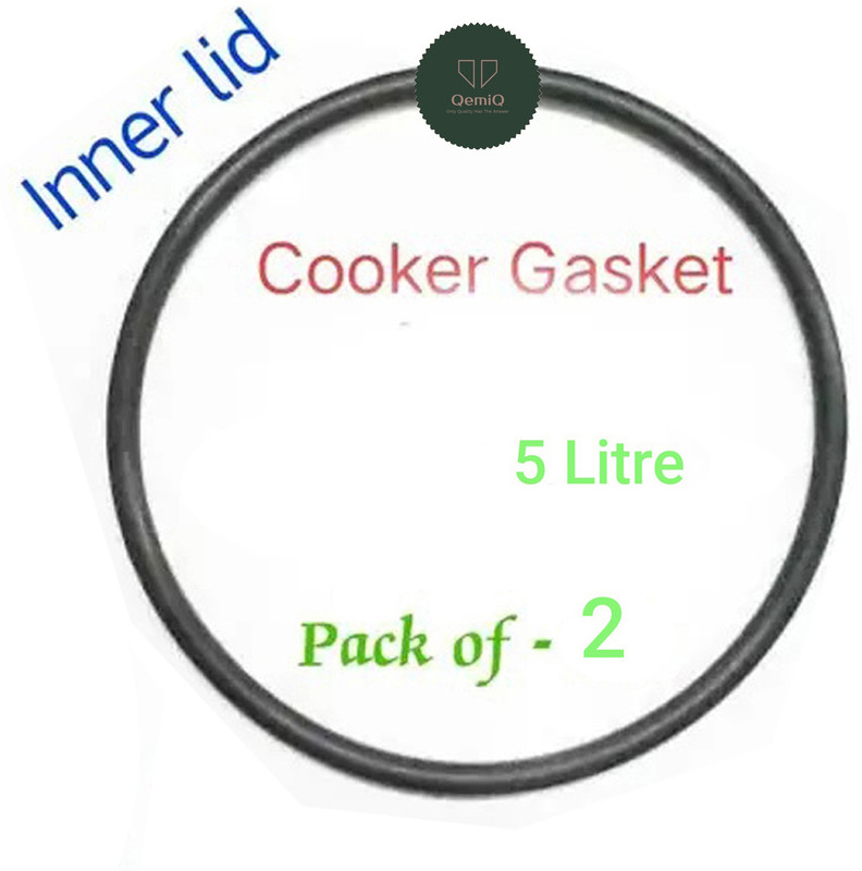 QEMIQ -Gasket/Sealing Ring for Outer Lid -3 Litre (2 UNIT'S....) 168 mm Pressure Cooker Gasket