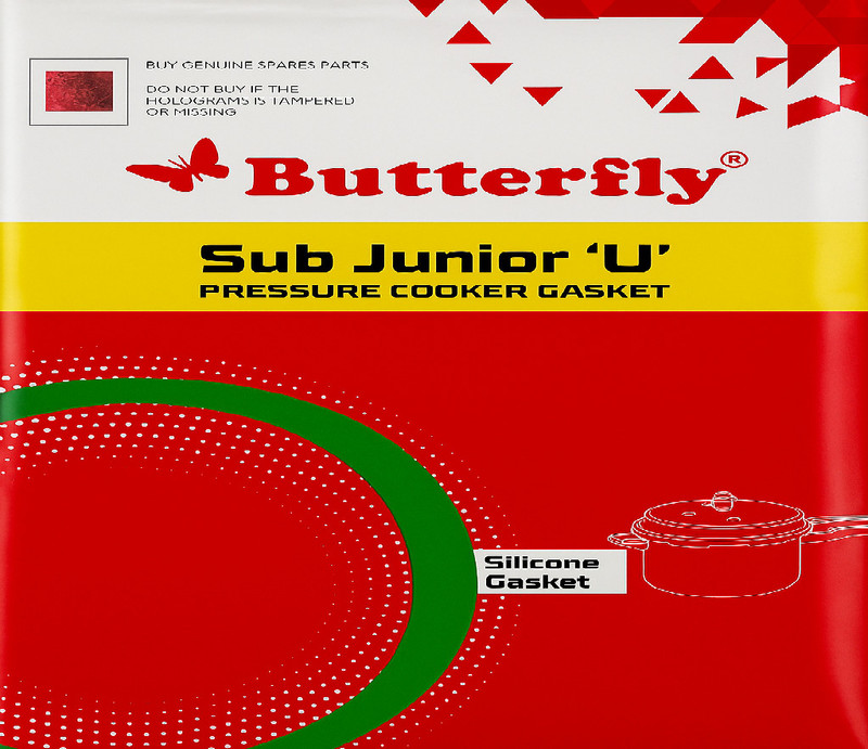 Butterfly Sub Junior U Silicone Gasket for 2L, 2L Sub Junior Pan, 3L 17 mm Pressure Cooker Gasket