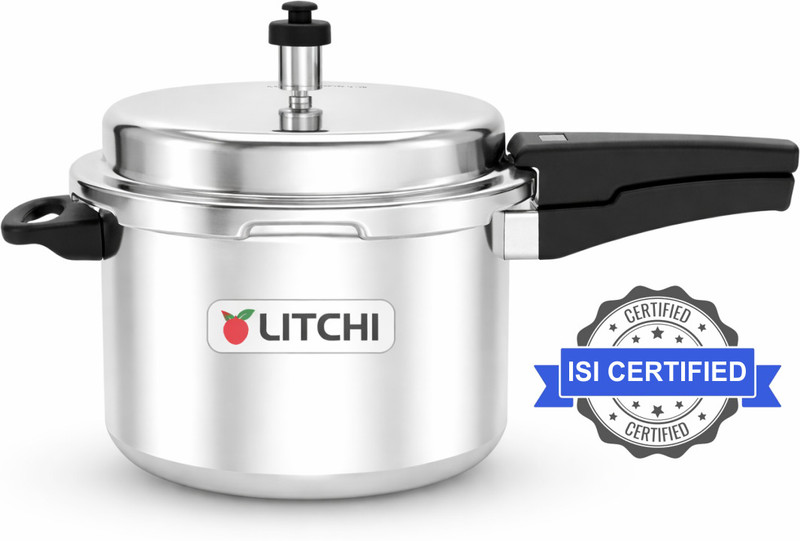Litchi Aluminium Outerlid 5 L Outer Lid Pressure Cooker(Aluminium)
