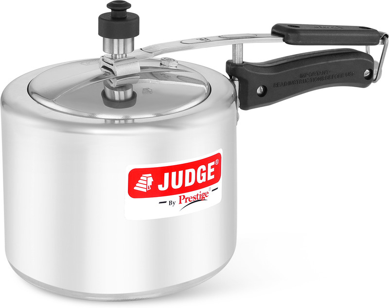Prestige Judge ACE Plus Inner Lid Easy Grip Handle|Long Lasting 3 L Inner Lid Induction Bottom Pressure Cooker(Aluminium)