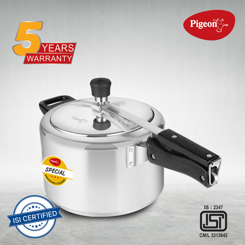 Pigeon Special 2 L, 3 L, 5 L Outer Lid Pressure Cooker(Aluminium)