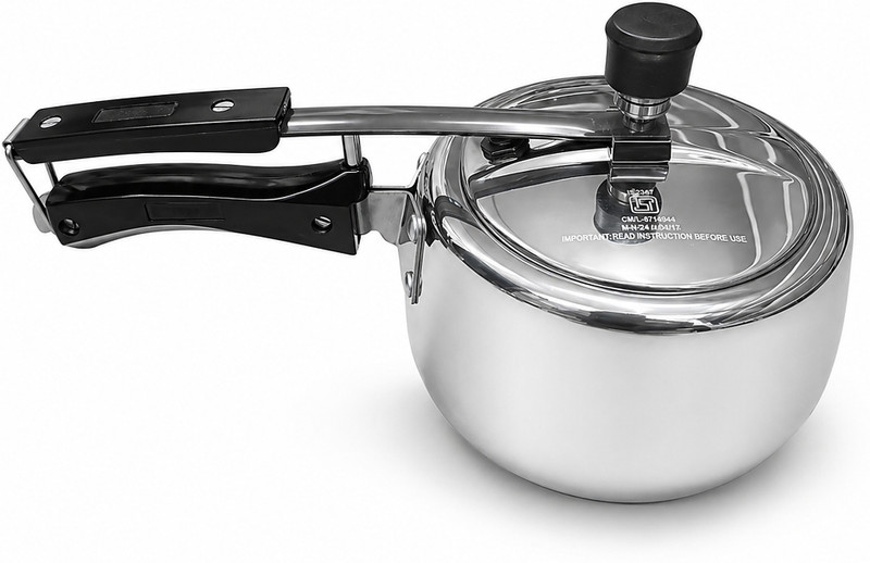 Aanya Home Craft Pressure Cooker | Home Kitchen Cooking, Rice, Dal, Curry, Vegetables 3 L Outer Lid Induction Bottom Pressure Cooker(Triply, Stainless Steel)