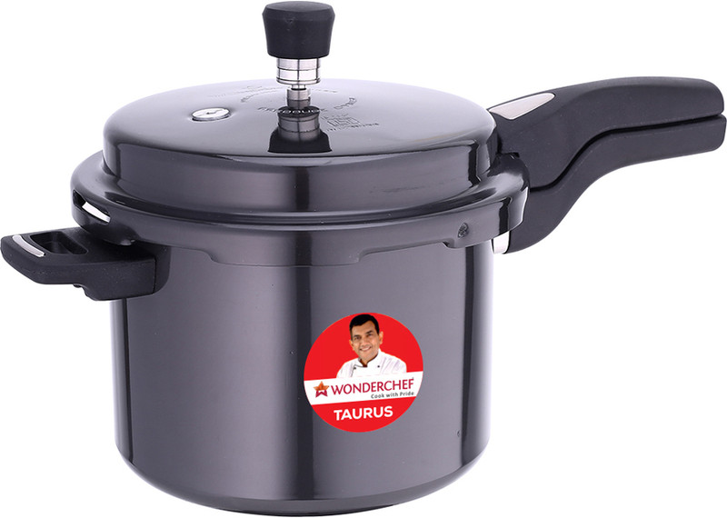 Pigeon Super Cooker and 5 L Outer Lid Induction Bottom Pressure Cooker(Hard Anodized)