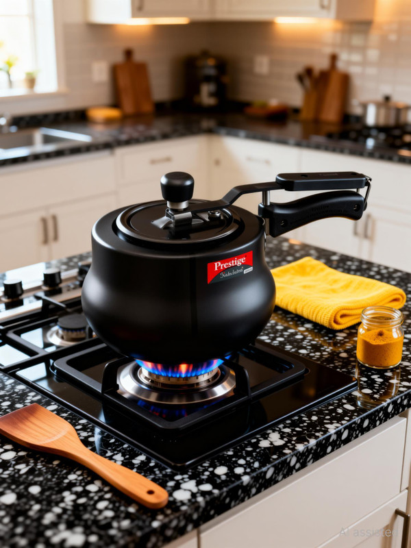 Prestige Svachh Nakshatra Plus 2 L Inner Lid Induction Bottom Pressure Cooker(Hard Anodized)