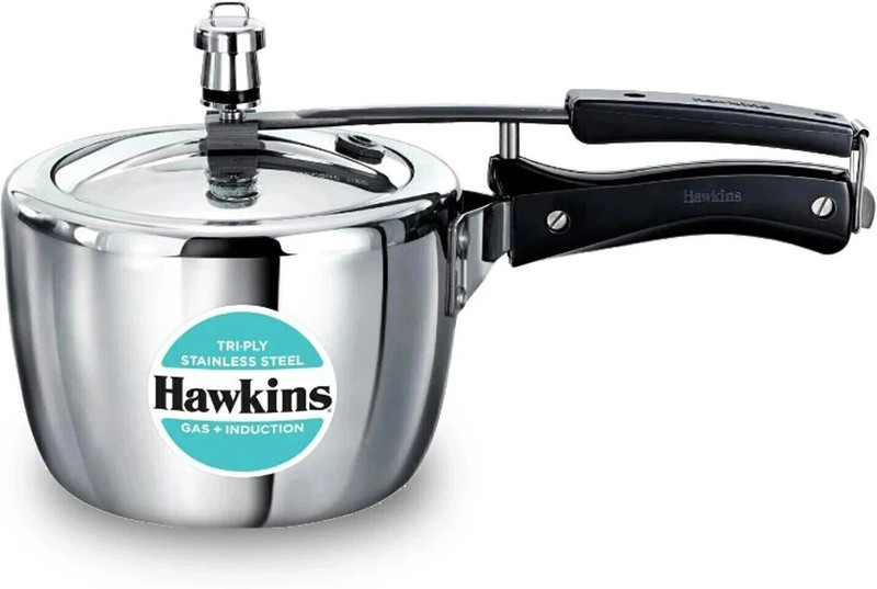 Hawkins Triply (HSST25) 2.5 L Inner Lid Induction Bottom Pressure Cooker(Triply)