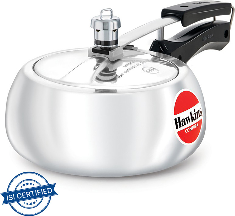 Hawkins Contura (HC50) 5 L Inner Lid Pressure Cooker(Aluminium)