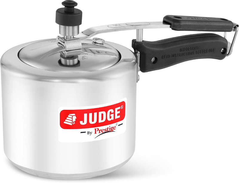 Judge by TTK Prestige Deluxe 4 L Outer Lid Induction Bottom Pressure Pan(Aluminium)
