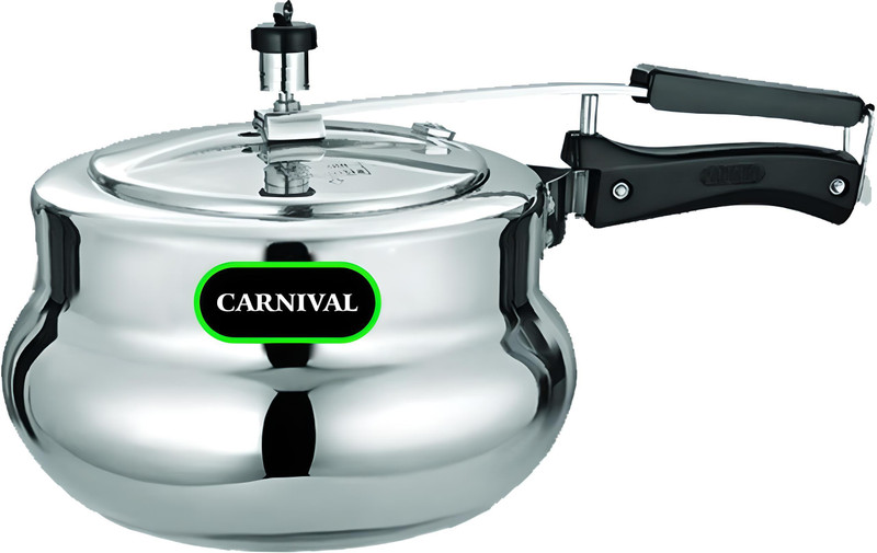 CARNIVAL Aluminium Regular Model Inner Lid Pressure Cooker Pure Virgin Aluminium 15 L Inner Lid Pressure Cooker(Aluminium)