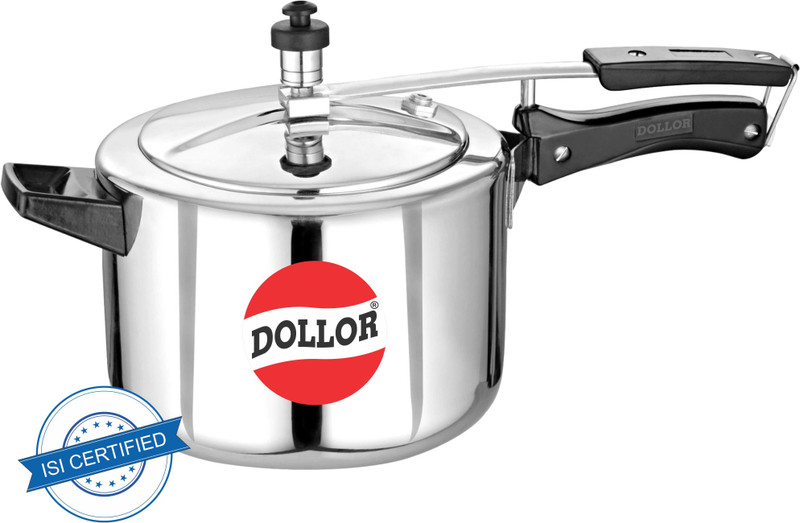 Dollor ISI Certified Matki Inner Lid 5 L Inner Lid Pressure Cooker(Aluminium)