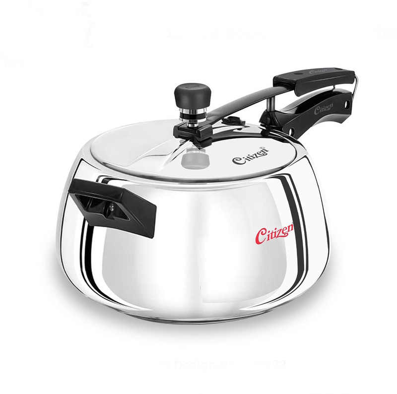 CITIZEN Handi 5 Ltr Stainless Steel with Sandwich Bottem Inner Lid Pressure Cooker 5 L Inner Lid Pressure Cooker(Aluminium)