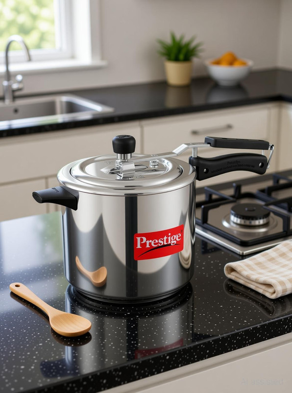 Prestige Svachh Nakshatra Plus 3 L Inner Lid Induction Bottom Pressure Cooker(Aluminium)