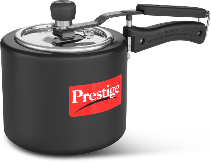 Prestige Svachh Apple Duo 3 L Inner Lid Induction Bottom Pressure Cooker(Hard Anodized)