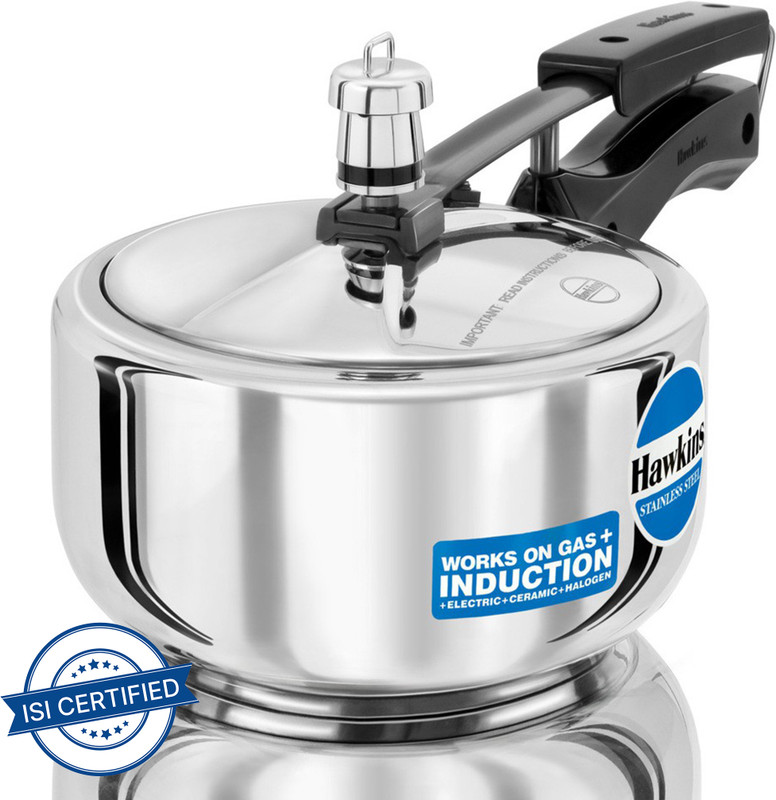 Hawkins (HSS20) 2 L Inner Lid Induction Bottom Pressure Cooker(Stainless Steel)