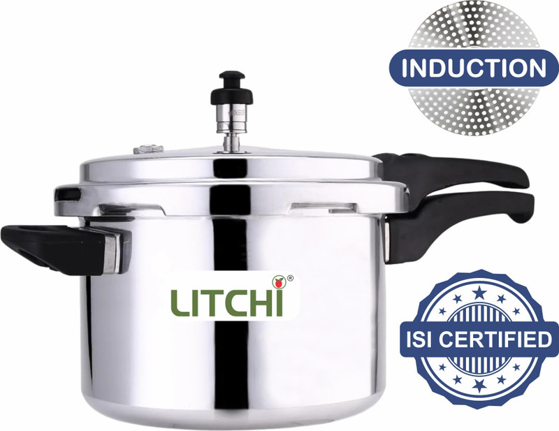 Litchi Aluminium Outerlid 1 Ltr 1 L Outer Lid Pressure Cooker(Aluminium)