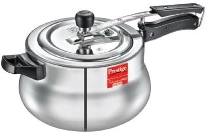Prestige Nakshatra Pro Plus Svachh|Unique Deep Lid|Anti-Bulge Induction Base 3 L Inner Lid Induction Bottom Pressure Cooker(Aluminium)