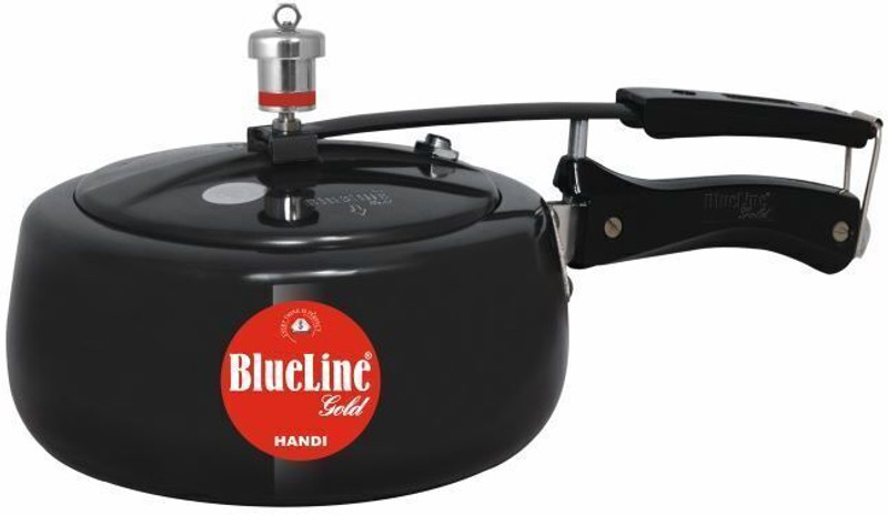 Blueline Gold ISI Certified Hard Anodised Handi Inner Lid 3.5 L Inner Lid Pressure Cooker(Aluminium, Hard Anodized)