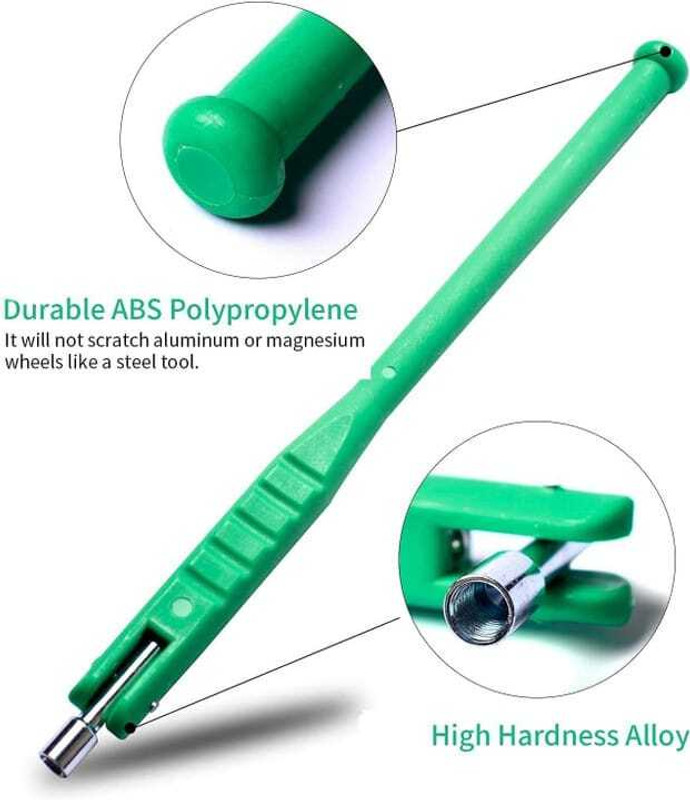 Valuesphere Tire Valve Stem Puller Installer Tool Tire Valve Core Removal Tool Tire Valve Vehicle Tool Kit