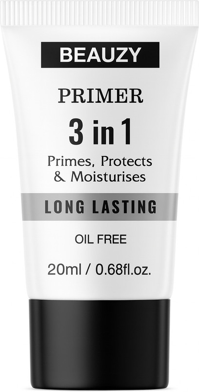 Beauzy Primer 3 in 1 for Face Makeup | Hydrating, Lightweight & Long- Lasting Primer - 20 ml(Transparent)