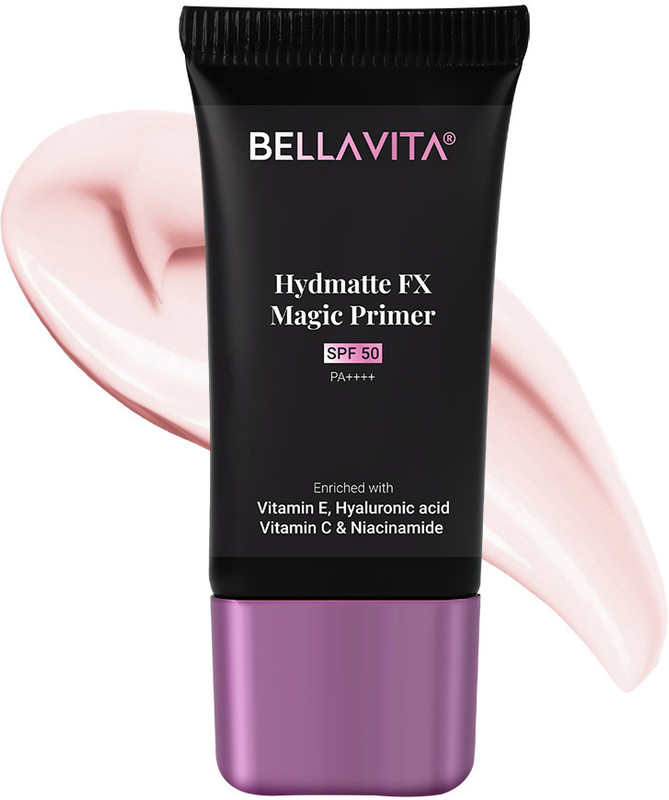 BELLAVITA Hydmatte FX Magic Primer | SPF 50 | Blurs Imperfection | Oil-Control Primer - 20 g(Natural)