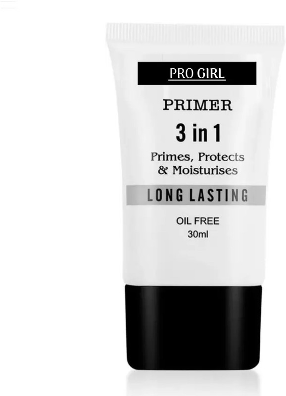 Pro Girl Primer 3 in 1 for Face Makeup | Hydrating, Lightweight & Long- Lasting Primer - 30 ml(Multicolor)