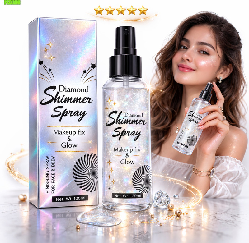 PJZXMNI Body Shimmer Spray For Women All Day Skin Glow Mist(1 Shimmer Spray Bottle)