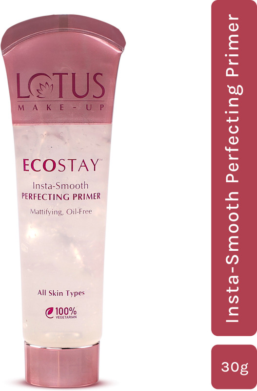 LOTUS MAKE - UP ECOSTAY Perfecting Primer| Mattifying & Oil free|For All Skin Types Primer - 30 g(Insta Smooth)