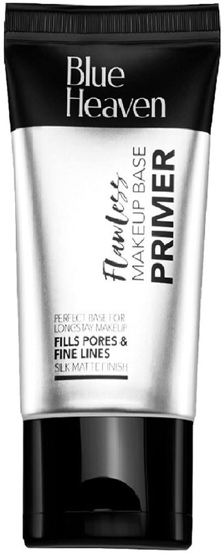 BLUE HEAVEN Flawless Makeup Base Primer 16gm (Silk Matte Finish) Primer  - 16 g(white)