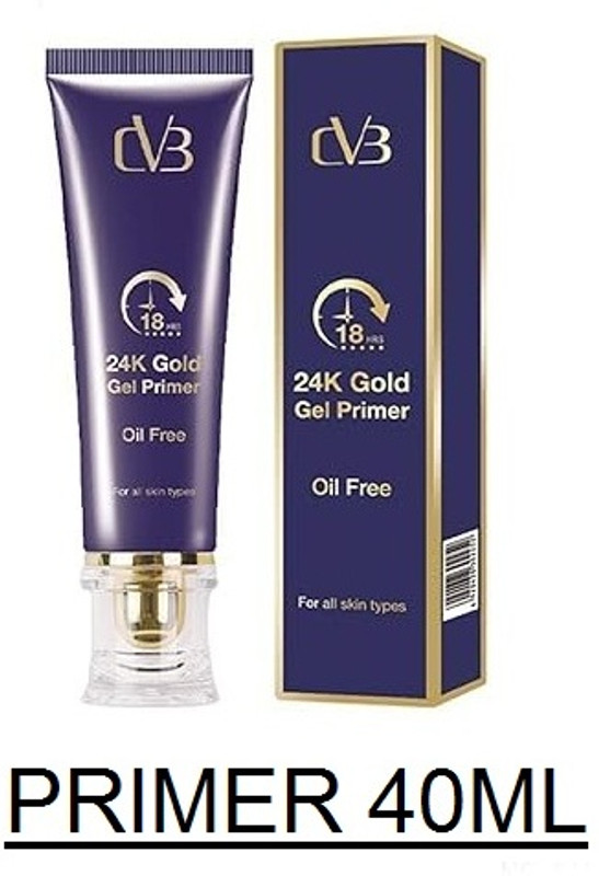 CVB 24K Gold HD Gel Primer Oil Free Primer - 40 ml(Gold)