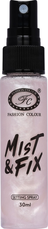 FASHION COLOUR Mist & Fix Setting Spray-Waterproof Long-Lasting Makeup Hydrating & Illuminating Primer - 30 ml(Pink)