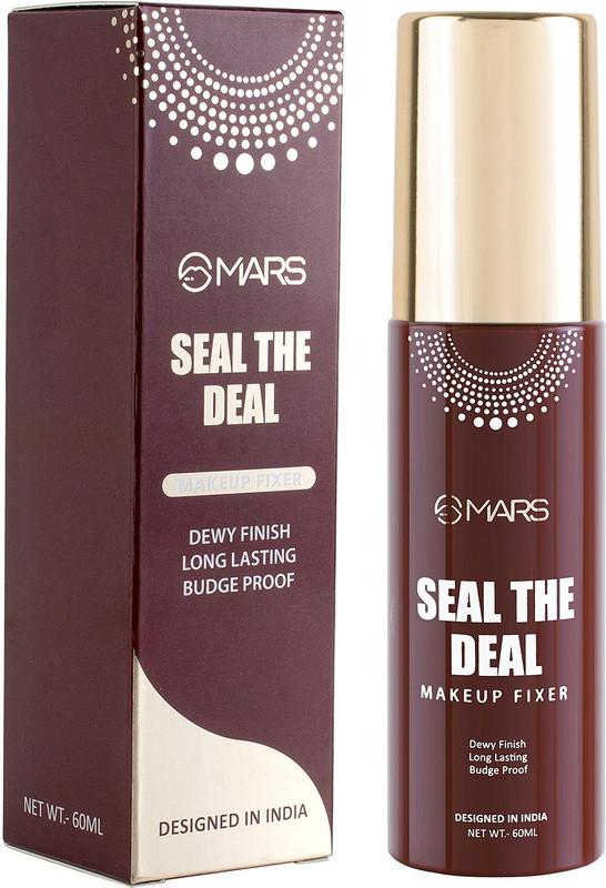 MARS Long Lasting Budge Proof Oil Free Makeup fixer Seal The Deal Primer  - 60 ml(Transparent)