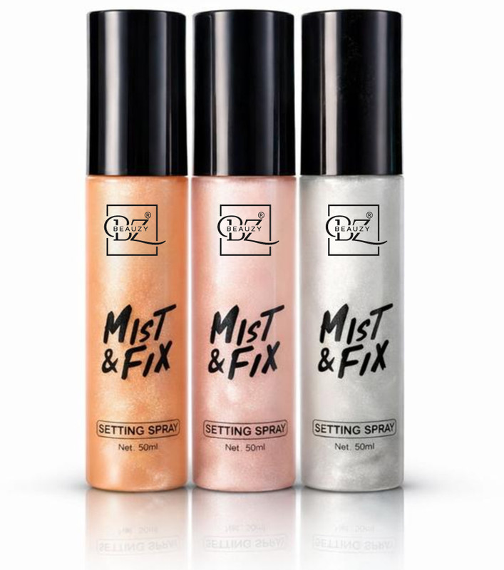 Beauzy Mist & Fix Setting Spray Combo (3x50ml) | Long Lasting Glow Makeup Fixer Primer  - 150 ml(Clear)