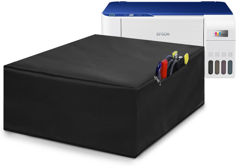 Alifiya Nylon Printer Cover For Epson L3215 Multifunction InkTank Printer - Black Printer Cover