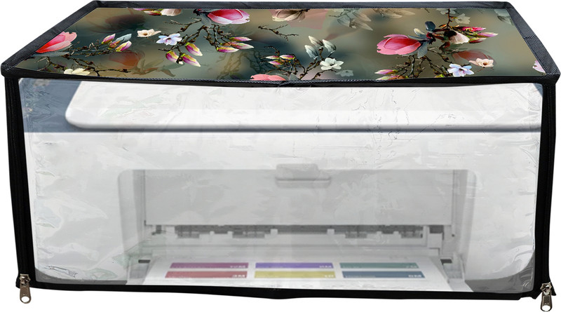 ATP Printer Cover For HP Ink Advantage 2723 All in One Printer (Green Floral) Printer Cover