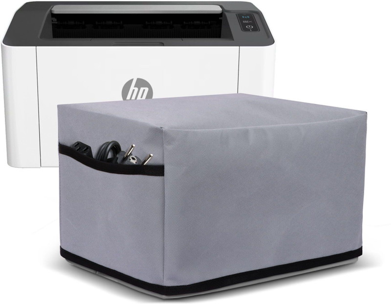 CRASOME Dust & Water Proof Cover for HP Laser 1008w / 1008a - Grey Printer Cover