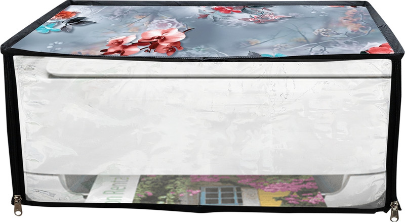 JMT Printer Cover For HP Desk Jet Ink Advantage 3636 Printer (Grey Floral Print) Printer Cover
