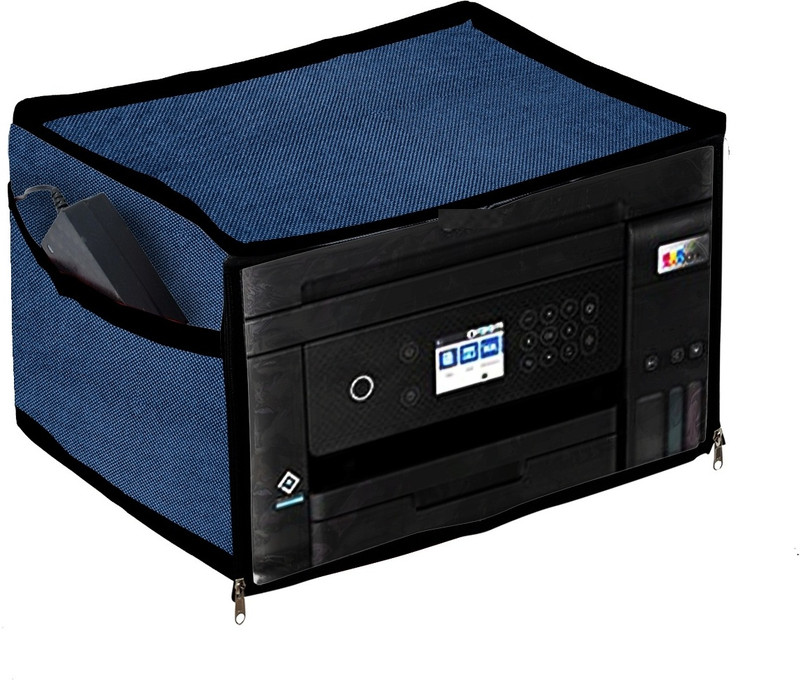 ATP Printer Cover For Epson Eco Tank M2140 Ink Tank Printer (Solid Blue) Printer Cover