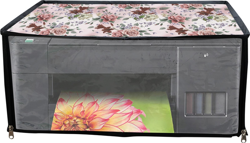 ATP Printer Cover Suitable for Brother DCP-T220 Ink Tank Printer(Pink Rose Print) Printer Cover