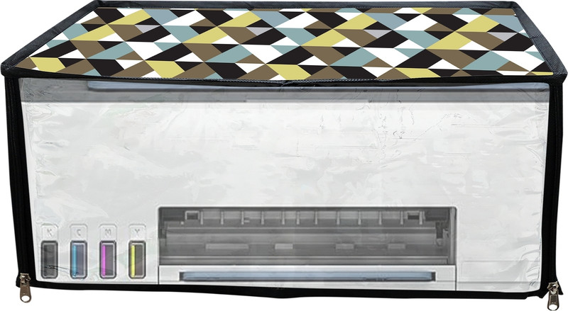 ATP Printer Cover For HP Smart Tank 525 All in One Printer (Grey Floral Print) Printer Cover
