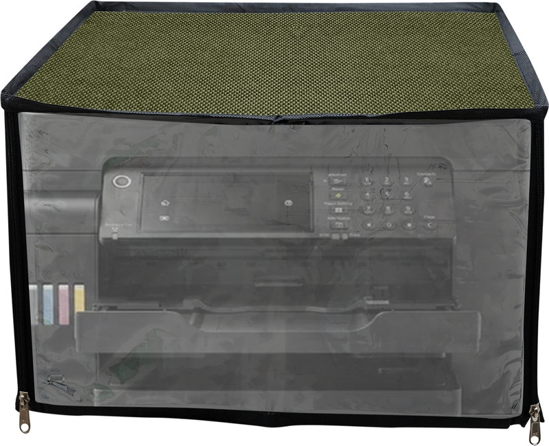 ATP Printer Cover For Epson Eco Tank L8050 Printer (Green Color) Printer Cover