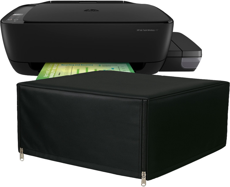 Protectio Chain Printer Cover For HP 410/415/ 416/ GT 5820/ GT 5821 All in One Tank- Black Printer Cover