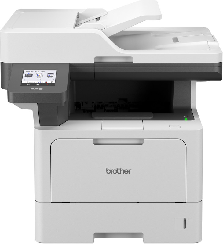 brother DCP-L5660DN Multi-function Monochrome Laser Printer for Print/Scan/Copy with Auto Duplex Feature, 3.5-Inch Touch Screen Display, 48 PPM, Dual Scanning, 70 Pages ADF, 250 Sheets Paper Tray, Free Installation & with Up to 11000 Pages of Black Ink Toner in the box(Toner Cartridge)