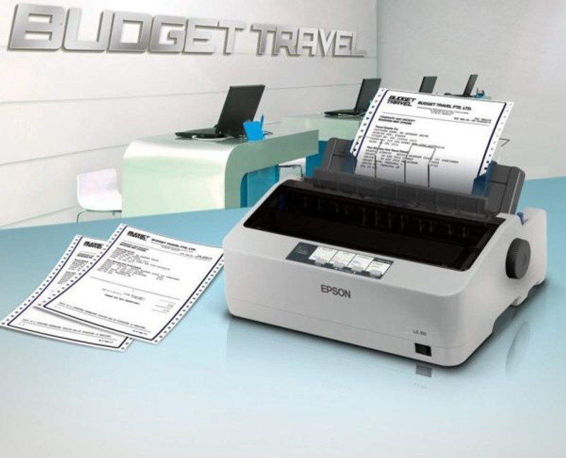 Epson LX-310 Dot Matrix Printer Single Function Monochrome Dot Matrix Printer(Ink Cartridge)