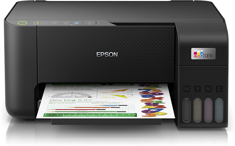 Epson L3250 Multi-function WiFi Color Ink Tank Printer(4 Ink Bottles Included)