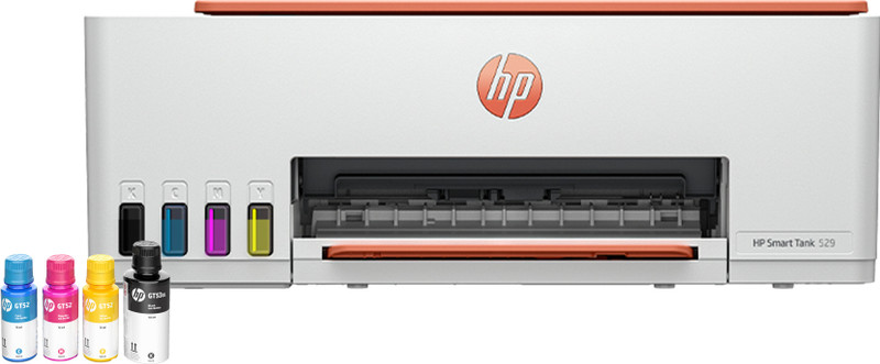 HP Smart All In One 589 Multi-function WiFi Color Ink Tank Printer for Print/Scan/Copy with Up to 4000 Black & 6000 color pages of ink in box(4 Ink Bottles Included)