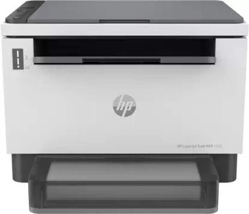 HP LaserJet Tank MFP 1005 Printer Multi-function WiFi Monochrome Laser Printer (White, Toner Cartridge, Toner Cartridge)