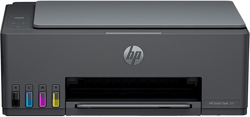 HP Smart Tank 581 Multi-function WiFi Color Ink Tank Printer for Print/Scan/Copy with 2 Extra Black Ink Bottle & Up to 12000 Black & 6000 color pages in box