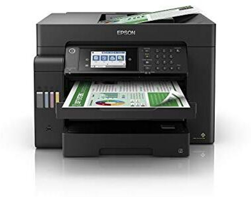Epson EcoTank L15150 Multi-function WiFi Color Inkjet Printer with Voice Activated Printing Google Assistant(Ink Bottle)