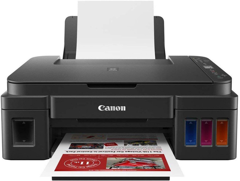 Canon PIXMA MegaTank/Ink Efficient G4770 Multi-function WiFi Color Ink Tank Printer with Black (135 ml) & Color (70 ml)(4 Ink Bottles Included)