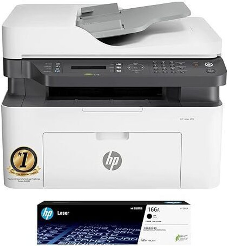 HP Laser MFP 1188Fnw, Wireless, Print, Copy, Scan, Fax, Monochrome Laser Printers Single Function WiFi Monochrome Laser Printer(Toner Cartridge)