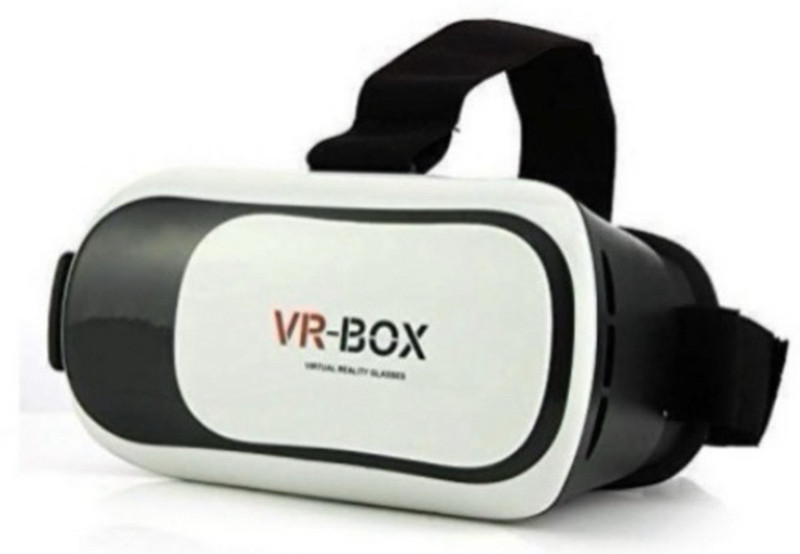 Virexa VR Headset 3D Virtual Reality Glasses with Bluetooth Gamepad 4.5 GHz AM4 2 Core Processor Designed for Mobile(Black)
